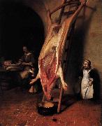 Barent fabritius The Slaughtered Pig USA oil painting artist